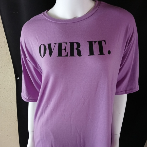 π€"Over It" 2 Pc Short Setπ€ Women's 2PC Set - Picture 2 of 5